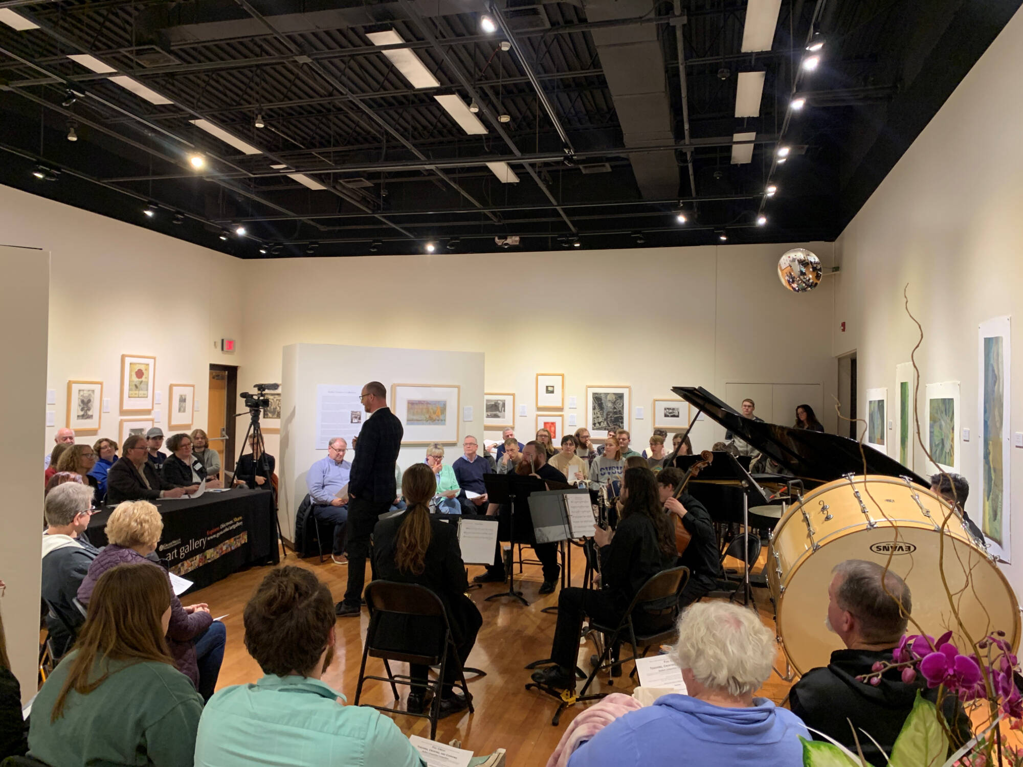 Music Composition Competition Event with student musicians